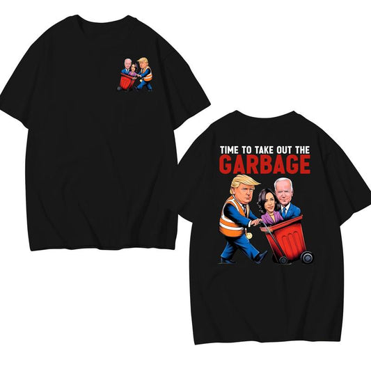 Trump Garbage Tshirt, America'S Favorite Garbage Man Tshirt, Time to Take Out Garbage, Trump Tee, Vote for Trump 2024 Tee, Gildan Full Size Color