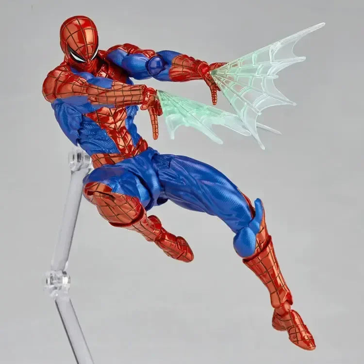 16cm Kaiyodo Spider-Man 2.0 Revoltech Amazing Yamaguchi Mk4 Peter Parker Anime Action Collection Figures Model Toys Gift