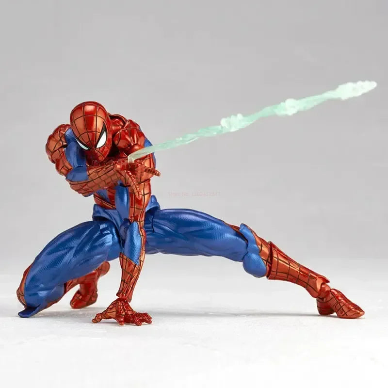 16cm Kaiyodo Spider-Man 2.0 Revoltech Amazing Yamaguchi Mk4 Peter Parker Anime Action Collection Figures Model Toys Gift