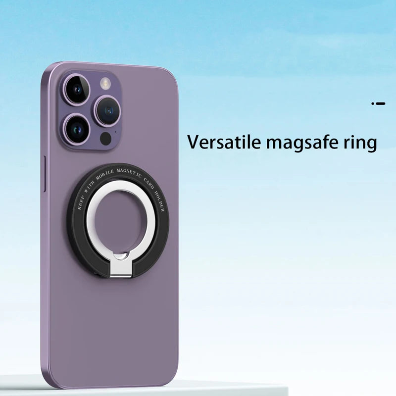 For MagSafe Phone Magnetic Finger Ring Holder for Iphone 12 13 Pro Max Mini Magnet Phone Stand Grip Mount Smartphone Accessories