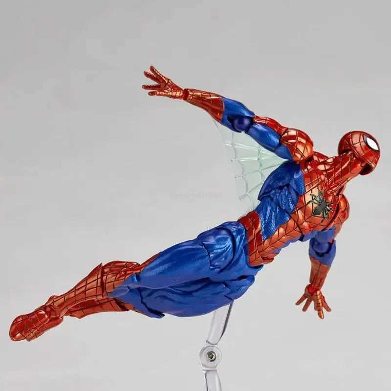 16cm Kaiyodo Spider-Man 2.0 Revoltech Amazing Yamaguchi Mk4 Peter Parker Anime Action Collection Figures Model Toys Gift