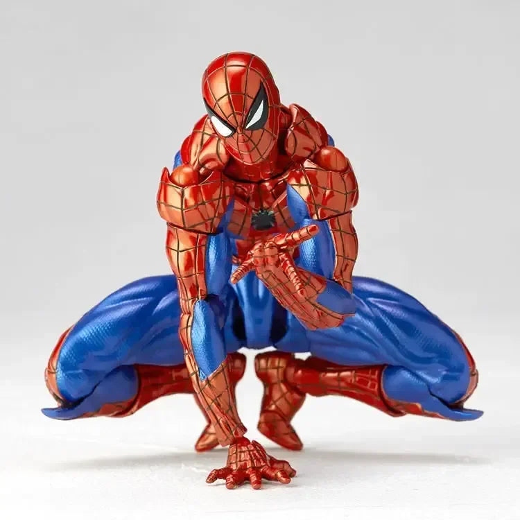 16cm Kaiyodo Spider-Man 2.0 Revoltech Amazing Yamaguchi Mk4 Peter Parker Anime Action Collection Figures Model Toys Gift