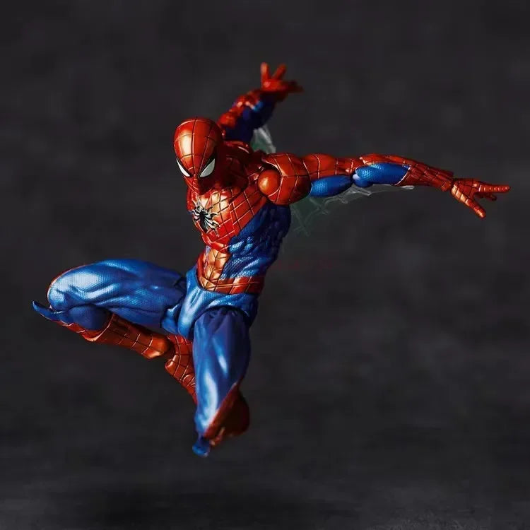 16cm Kaiyodo Spider-Man 2.0 Revoltech Amazing Yamaguchi Mk4 Peter Parker Anime Action Collection Figures Model Toys Gift