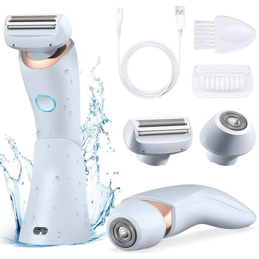 Electric Shaver for Women Bestelectric Razor for Womens Bikini Legs Underarm Public Hairs Rechargeable Trimmer with Detachable Head Cordless Wetdry Use Precise Safe